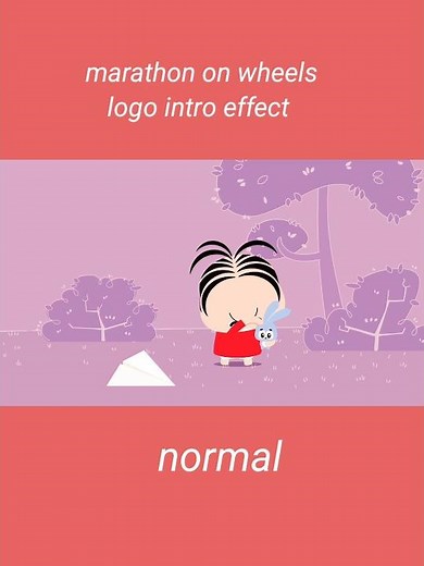 marathon on wheels logo intro effect, sponsor by preview effect 2, credit by, monica toy