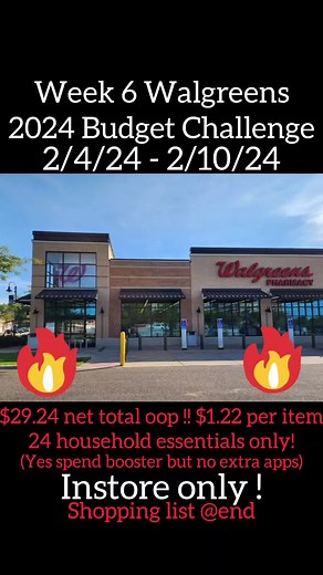 24 ESSENTIALS NET $29.24 oop Shopping list included!!!! 2024 BUDGET CHALLENGE Walgreens Deal 2/4 All Digital Deal using the Walgreens App ONLY!!! INSTORE ONLY!! Week 6, $100 Budget Challenge #walgreens #walgreenscoupons #walgreensdeals #walgreensdealsthisweek #mywalgreens #walgreenshaul #walgreenscash #walgreenschallenge #savingmoney #savemoney #couponingdealsthisweek #couponfamily #coupon #coupons #couponer #couponingtok #couponing101 #extremecouponing #howtocoupon #learntocoupon #cheap #budget