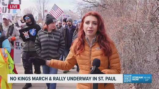 Live from the Minnesota Capitol: Reporter on the ground at No Kings rally