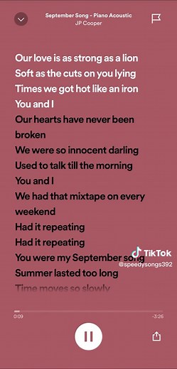 September Song by JP Cooper - Lyrics, Meaning, and More