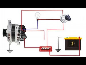 How to Connection Car Alternator | How to Wire Car Alternator | Car Alternator Wiring Diagram