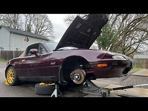 Moss Engine Mount Install II NA Mazda Miata