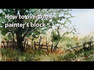 Watercolour sketch - Simple, loose sketch to get you started with watercolour - Full demonstration