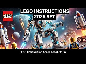 LEGO INSTRUCTIONS: Build the EPIC LEGO Creator 3in1 Space Robot 31164 – Galactic Fun for Kids!