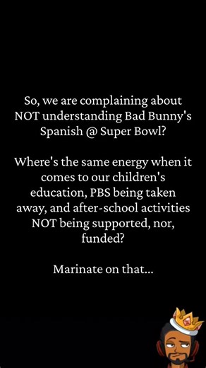 Ernest Stanley on Instagram: "For once, just STOP with the HATE! 🇺🇸 ❤️ 🇵🇷 ❤️ 🇦🇷 ❤️ 🇪🇸 ❤️ 🌎 #badbunny #superbowl #equality #unite #love"