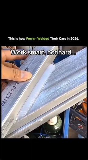 SCIENCE | HISTORY | KNOWLADGE on Instagram: "🏎️ How Ferrari Welded Their Cars in 2026 • Ferrari uses advanced robotic welding systems for precision. • Body panels are laser-aligned before welding begins. • Robots perform spot welding and seam welding simultaneously. • Laser-guided arms ensure micron-level accuracy. • Welding points are calculated to maximize structural integrity. • High-strength alloys require controlled heat and pressure. • The process avoids distortion of lightweight carbon f