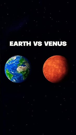 Earth vs Venus Explained in Seconds | Why One Has Life and the Other Does Not