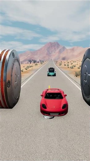 Ultimate Crash Challenge: Supercars vs Deadly Mechanical Course 🔥 – BeamNG Drive