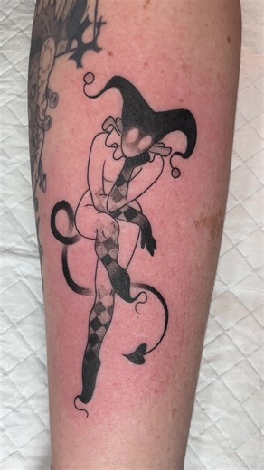 Demon Babe Blackwork Tattoo Art Explained