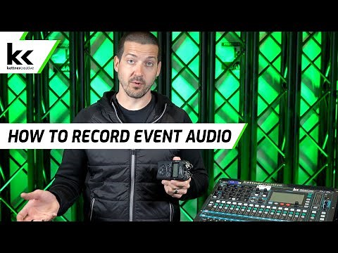 How To Record Audio From Your Event