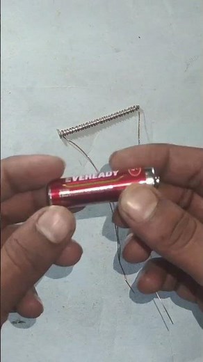 Turn a Nail into a Magnet! 🔩⚡ (Easy Science Trick)