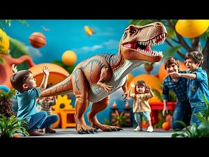 T-Rex XXL Jurassic World 🦖 99 cm ! Le dinosaure le plus réaliste pour enfants et fans
