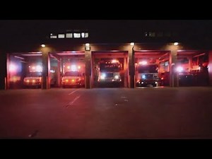This fire department synced their trucks to Christmas music