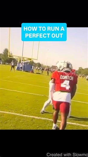 First Down Training on Instagram: "HOW TO RUN A PERFECT OUT ROUTE"
