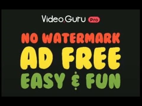 Video Guru Pro - Video Maker for YouTube - 2020 Long Tutorial - Edit Videos on your Phone - English