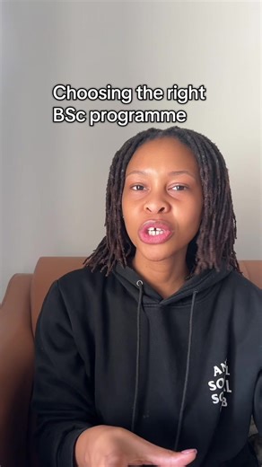 Choosing the right BSc programme. #accordingtotoffee #universityapplications #matric2025