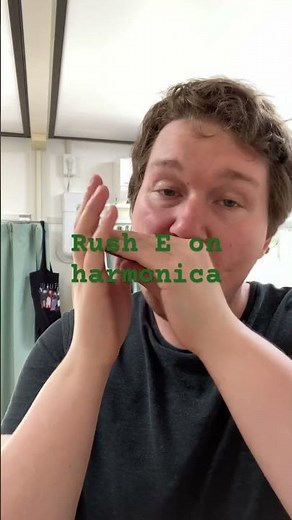 Rush E on harmonica (C blues harp, 4th position)