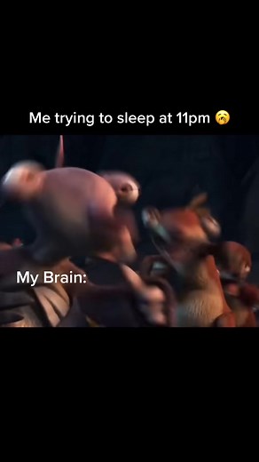 Struggle with Sleep: Memes and Brain Struggles at 11pm