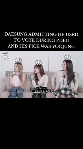 yoojung's reaction is so priceless 🥹 #ioi #yoojung #somi #sohye #daesung