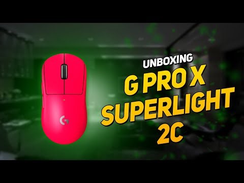 UNBOXING LOGITECH G PRO X SUPERLIGHT 2C