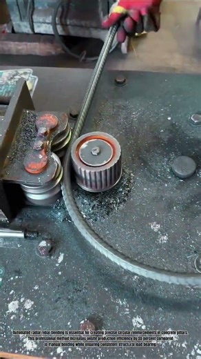 Master Rebar Bending Shape Structural Steel with Radial Tools for Strength