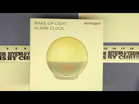 Unboxing - FITFORT Wake Up Light Sunrise Alarm Clock