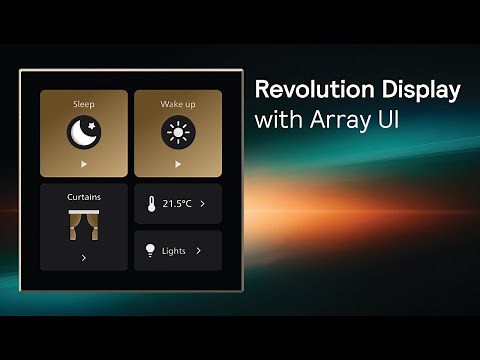 Revolution Display | The Next-Gen Touchscreen Interface from Philips Dynalite
