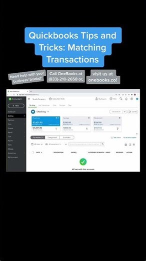 How to Match Transactions in QuickBooks to Avoid Duplicates