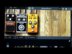IK Multimedia Amplitube 5 #44 Octave and Acoustic simulator pedals