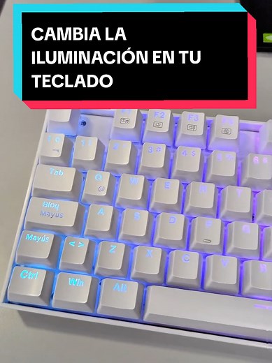 Cambia la iluminación RGB de tu teclado Redragon