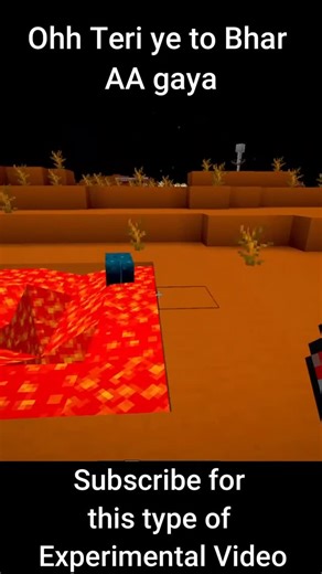 Harsh Gohil | 🏃‍♂️ Can You Use Lava to Stop a Warden? Caption: Minecraft Mythbusters! 🕵️‍♂️ Kya lava Warden ko rok sakta hai ya yeh sirf usse aur gussa... | Instagram