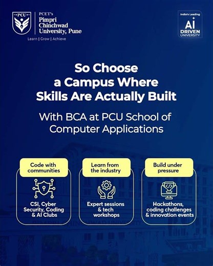 BCA at PCU | Your Gateway to a Successful Tech Career