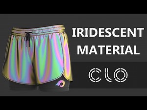 Reflective Rainbow Material In CLO3D