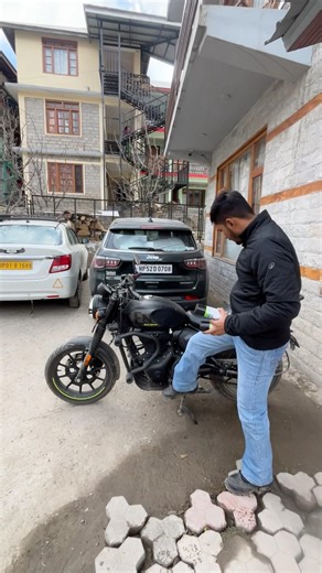 Last Day in Manali | Bike Chain Cleaning Before Goodbye #manali #bikemaintenance #tanmaybites