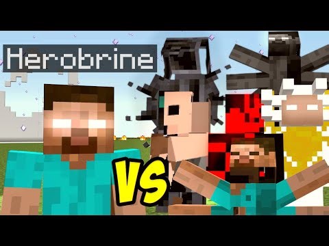 Herobrine vs Distorted Creepypasta mobs p1