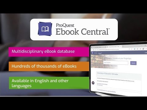 How to Access UEW Library eBooks using ProQuest eBook Central