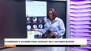 87K views · 4.2K reactions | Stonebwoy's alleged fake account on X has been busted #BadwamAhosepe | Adom TV Xtra | Facebook