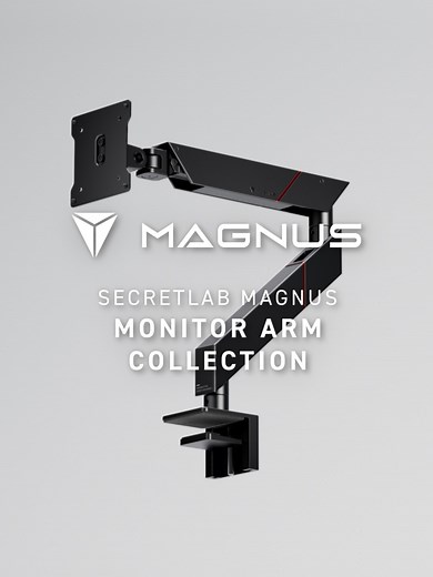 Maximize Workspace with Secretlab MAGNUS Monitor Arms