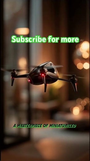 Micro-Ghost: Nano-stealth drone in forged carbon. 🕷️⚡