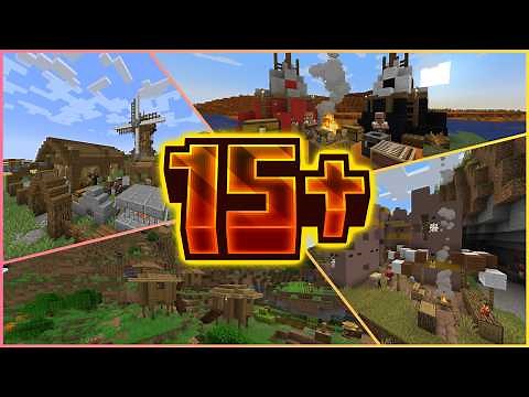 15+ NEW Villages WE NEED In Minecraft 1.22! Towns and Towers Mod Showcase!