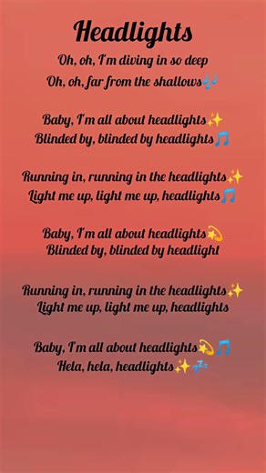 headlight song #lyrics #music