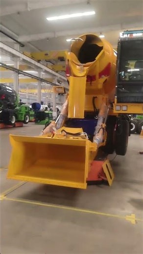 Wholesale and technical service of self-unloading concrete mixer truck #mechanical #loader