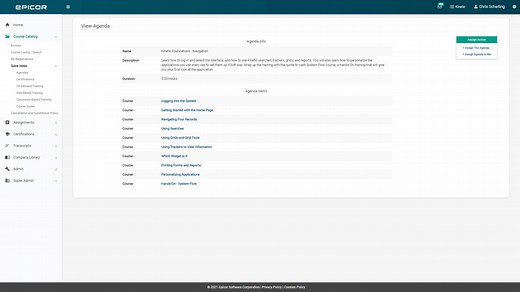 Introduction to Kinetic Foundations - Getting Started - Epicor ERP Knowledge On Demand
