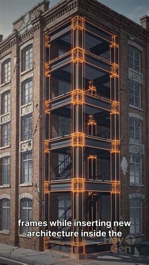 BUILDING RENOVATION & ADAPTIVE REUSE 🏛️ Engineering Behind Historic Building Renovation #renovation