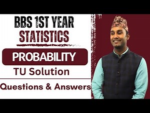 Probability Distribution BBS 1st Year in Nepali || TU Solution || Questions and Answers - Gurubaa