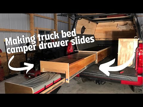 DIY Truck bed camper build out- Building a Pop Up truck camper from a Ladder rack: Part 5