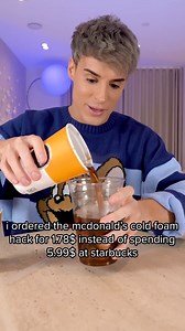 Testing $1.79 McDonald's cold foam coffee hack