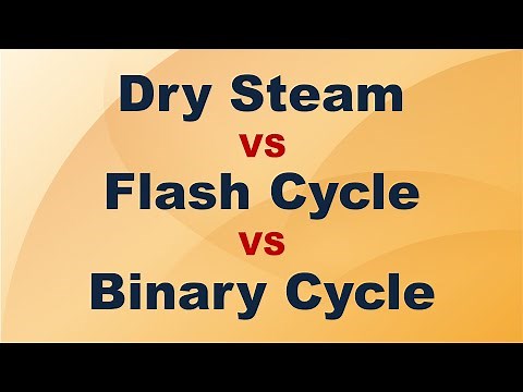 Dry Steam VS Flash Steam VS Binary Cycle Power Plants