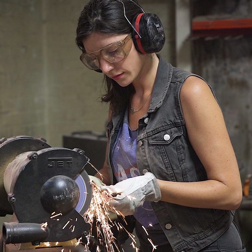 This BOSS chick's hand-made knives are so incredible, even chefs are on a 3-month waiting list to get one 🗡 cc: Chelsea Miller Knives | BestProducts.com