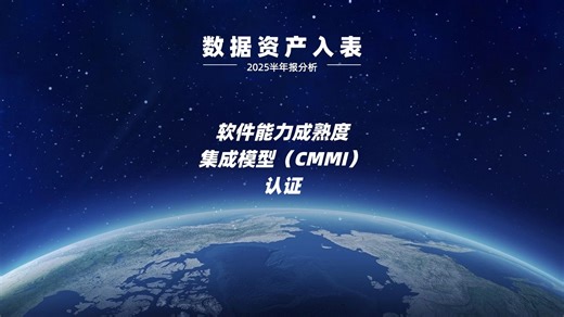 软件能力成熟度集成模型（CMMI）认证